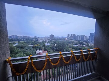 Balcony in 3 BHK Apartment at Naranpura – for Rent
