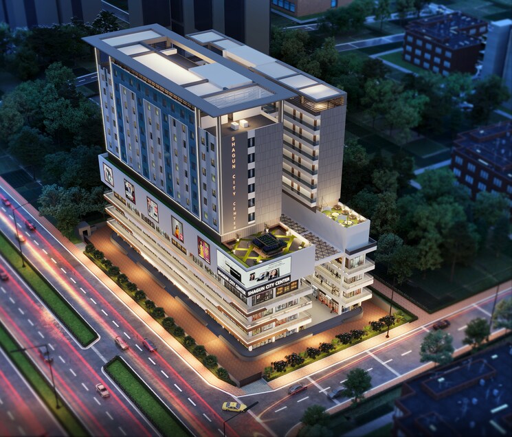 Exterior View, shagun-city-center Commercial Office Space 610 Sq.Ft. In Pi Greater Noida Greater Noida 9302940