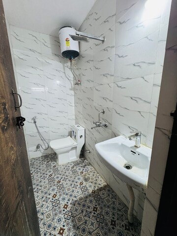 Bathroom in 2 BHK Builder Floor at Saket – for Rent