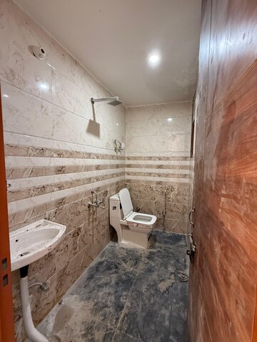 Bathroom in 1 BHK Builder Floor at Chattarpur – for Rent