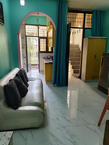 Living Room in 1.5 BHK Independent House at RWA Apartments Sector 30, Sector 30 – for Rent