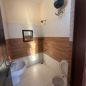 Bathroom in 2 BHK Builder Floor at Sunny Enclave – for Rent