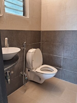 Bathroom in 2 BHK Apartment at Girnar Heights, Bhakti Park – for Rent