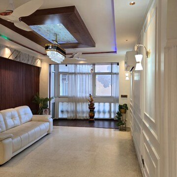 Living Room in 3 BHK Builder Floor at Kohli One Malibu Town, Malibu Town – for Rent