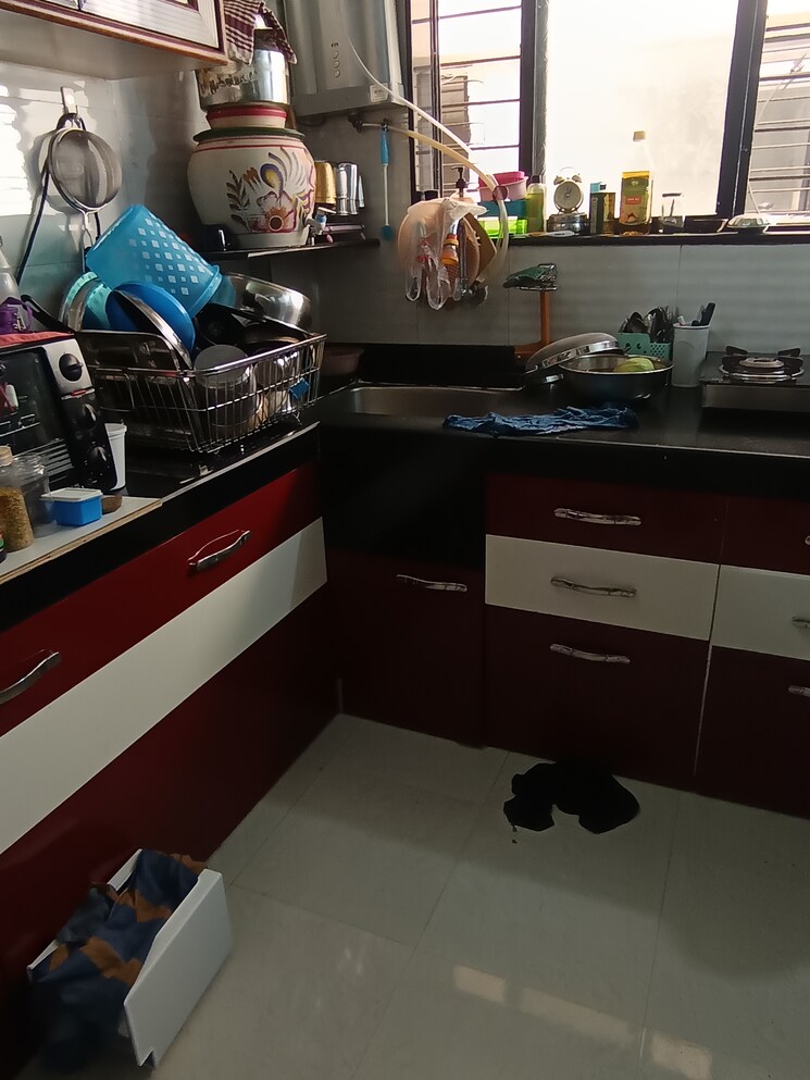 Kitchen, spring-dales 1 Bedroom 690 Sq.Ft. Apartment In Kharadi Pune 9303258