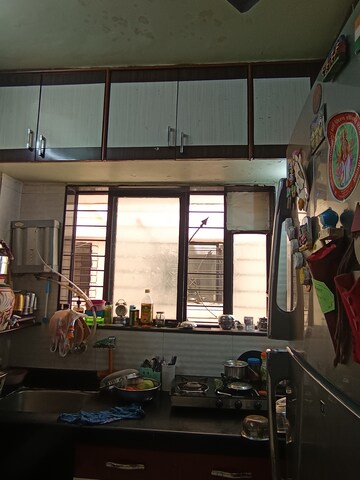 Kitchen in 1 BHK Apartment at Spring Dales, Kharadi – for Rent