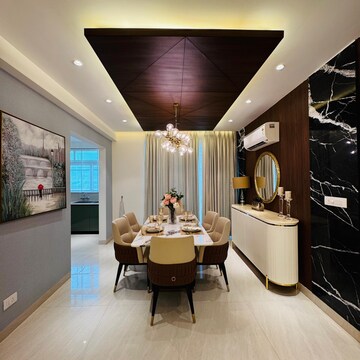 Living Room in 3 BHK Apartment at The Suman Marvelous, Vip Road – for Sale