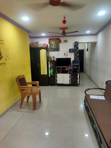 Living Room in 1 BHK Apartment at Sai Ambe Prerna, Ghansoli – for Rent