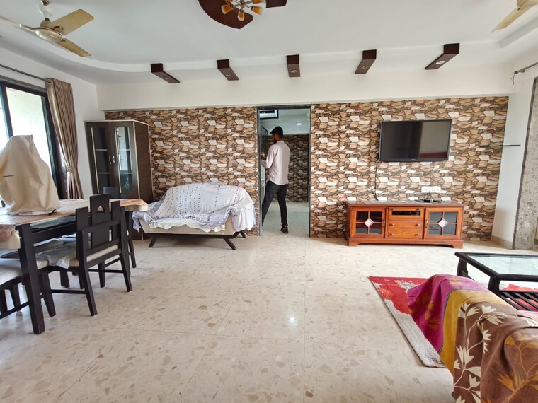 Living Room, swastik-regalia 3 Bedroom 1100 Sq.Ft. Apartment In Waghbil Thane 9303283