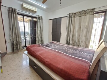 Bedroom in 3 BHK Apartment at Swastik Regalia, Waghbil – for Rent