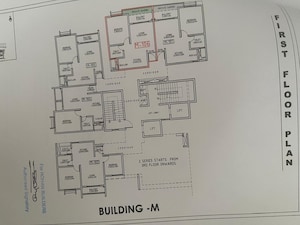 Floor Plan in 1 BHK Apartment at Rohan Upavan, Hennur – for Sale