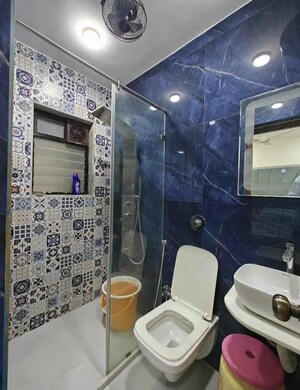 Attached Bathroom in 2 BHK Apartment at Pearl CHS Mira Road, Mira Road – for Rent