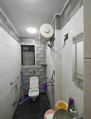 Bathroom in 2 BHK Apartment at Pearl CHS Mira Road, Mira Road – for Rent