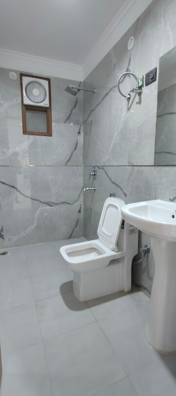 Bathroom in 3 BHK Builder Floor at Chattarpur – for Rent