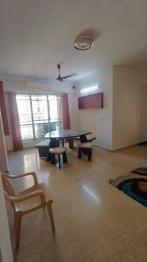 Living Room in 2 BHK Apartment at Hiranandani Meadows, Manpada – for Rent