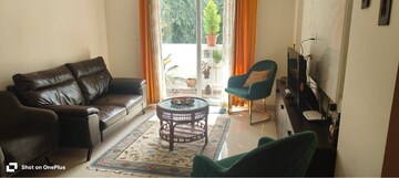 Living Room in 2 BHK Apartment at Raja Four Squares, Koramangala – for Rent