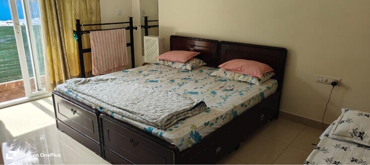 Bedroom, raja-four-squares 2 Bedroom 1200 Sq.Ft. Apartment In Koramangala Bangalore 9303357