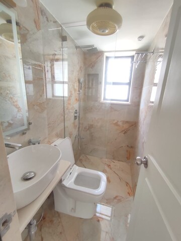 Bathroom in 3 BHK Apartment at Cozy Home, Bandra West – for Rent