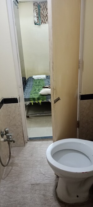 Bathroom in 1 BHK Apartment at MHADA Prakash Cotton Mill, Lower Parel – for Rent