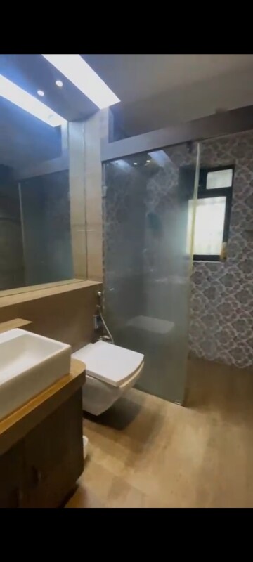 Bathroom in 3 BHK Apartment at Lokhandwala Green Acres, Andheri West – for Rent