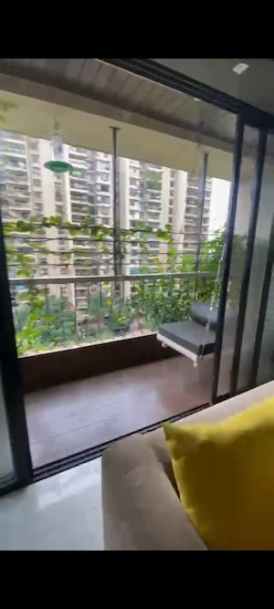 Balcony in 3 BHK Apartment at Lokhandwala Green Acres, Andheri West – for Rent