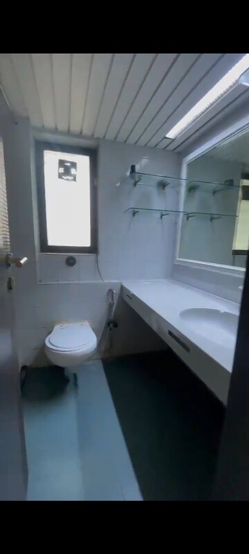 Bathroom in 3 BHK Apartment at Lokhandwala Green Acres, Andheri West – for Rent