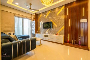 Living Room in 2 BHK Apartment at Atlanta Heights, Prabhadevi – for Rent