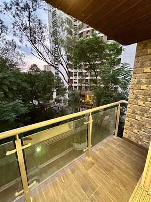 Balcony in 2 BHK Apartment at Arjun CHS Vasant Vihar, Vasant Vihar – for Sale