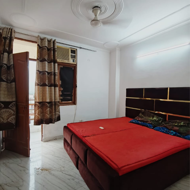 Bedroom, neb sarai 1 Bedroom 1200 Sq.Ft. Builder Floor In Neb Sarai Delhi 9303633