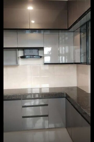 Kitchen in 3 BHK Apartment at Omaxe Waterscapes, Gomti Nagar – for Rent