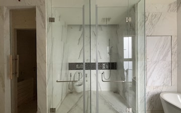 Bathroom in 4 BHK Apartment at Bhartiya Leela Residences, Thanisandra Main Road – for Sale