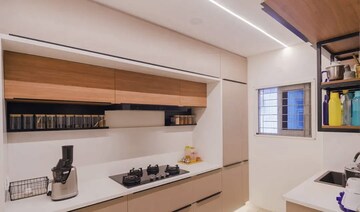 Kitchen in 3 BHK Apartment at SM Residency  Hasmatpet, Hasmathpet – for Rent