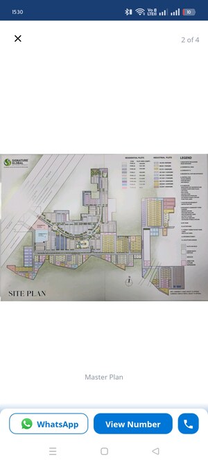  Plot – Exterior View View at Signature Global City of Colours, Nh 8 - for Sale