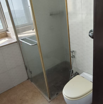 Bathroom in 3 BHK Apartment at DB Woods, Goregaon East – for Rent