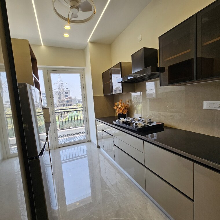 Kitchen, shri-northview-avenue 3 Bedroom 1850 Sq.Ft. Apartment In High Ground Zirakpur 9304231