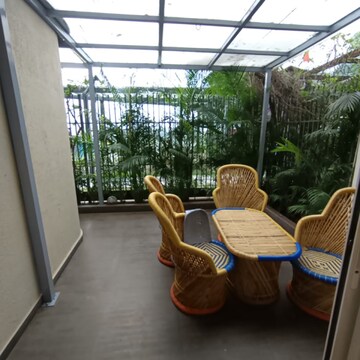 Balcony in 3 BHK Apartment at Lodha Fiorenza, Goregaon East – for Rent