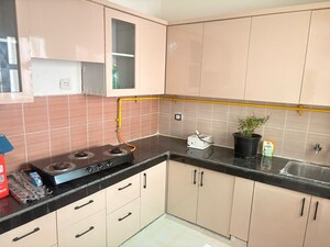 Kitchen in 3.5 BHK Apartment at UPAVP Ganga Yamuna And Hindon Enclave, Pratap Vihar – for Rent