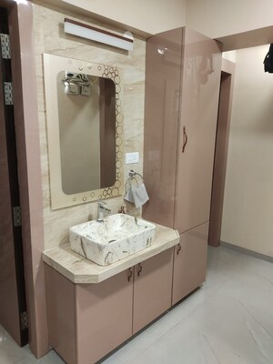 Bathroom in 1 BHK Apartment at Gurukrupa Marina Enclave, Malad West – for Rent