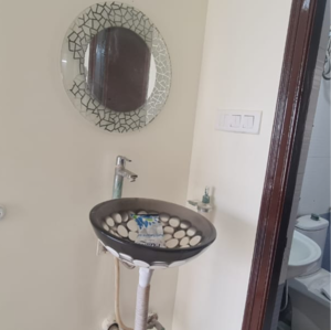 Bathroom in 2 BHK Apartment at Keerthi Royal Palms, Konappana Agrahara – for Rent