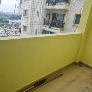Balcony in 2 BHK Apartment at Keerthi Royal Palms, Konappana Agrahara – for Rent