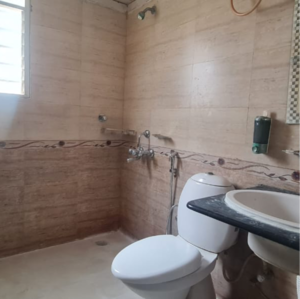 Bathroom in 2 BHK Apartment at Keerthi Royal Palms, Konappana Agrahara – for Rent