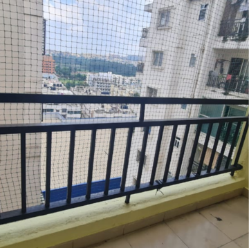 Balcony in 2 BHK Apartment at Keerthi Royal Palms, Konappana Agrahara – for Rent