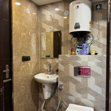 Bathroom in 3 BHK Apartment at Shivalik Exotica, Kishanpur – for Rent
