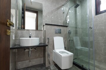 Bathroom in 3 BHK Builder Floor at South Extension ii – for Rent