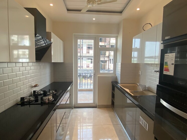 Kitchen, motia-z-harmony-greens 3 Bedroom 1800 Sq.Ft. Builder Floor In Dhakoli Zirakpur 9304422