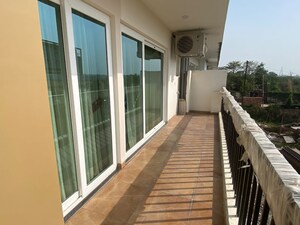 Balcony in 3 BHK Builder Floor at Motia'z Harmony Greens, Dhakoli – for Sale