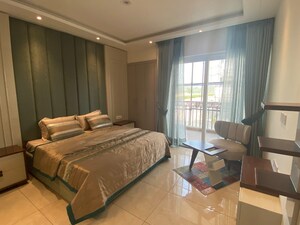 Bedroom in 3 BHK Builder Floor at Motia'z Harmony Greens, Dhakoli – for Sale