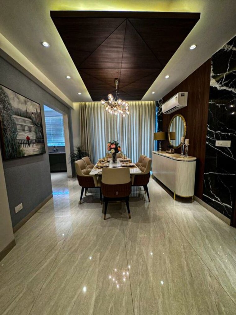 Living Room, sar-northfield-homes 3 Bedroom 1900 Sq.Ft. Apartment In Ghazipur Zirakpur 9304486