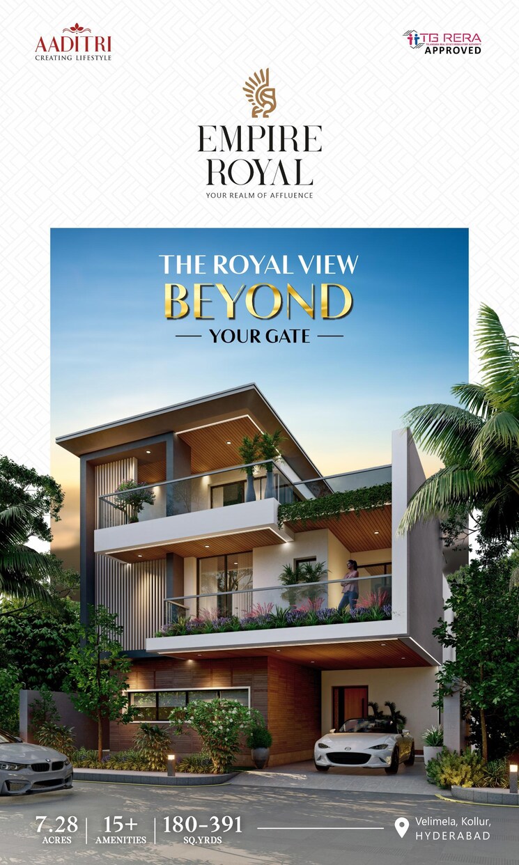 Exterior View, aaditri-empire-royal-villas 4 Bedroom 2972 Sq.Ft. Villa In Velmala Hyderabad 9304628