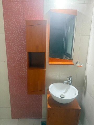 Bathroom in 3 BHK Builder Floor at Sukhdev Vihar – for Rent